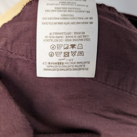 Women’s Boden Corduroy Pants Jogger Style Maroon Size 2P - Picture 5 of 9